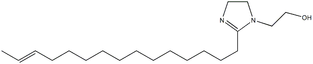 2-(13-Pentadecenyl)-2-imidazoline-1-ethanol 结构式