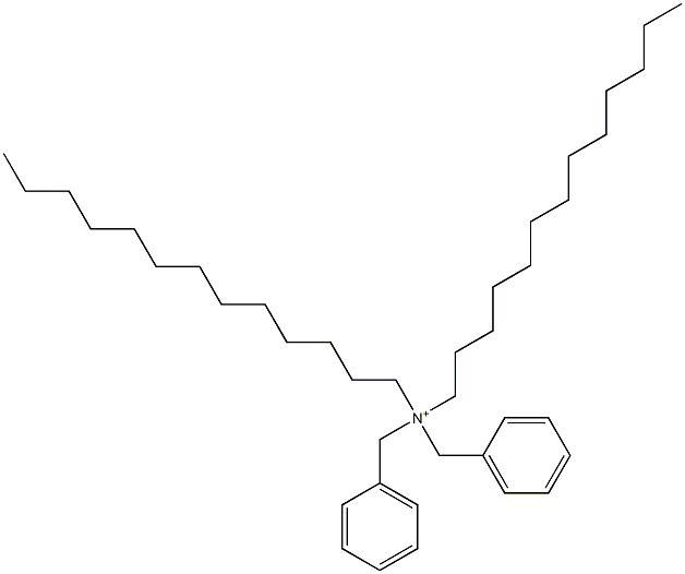 Ditridecyldibenzylaminium Structure