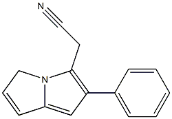 Phenylpyrrolizinoacetonitrile Structure