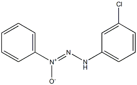 3-(3-Chlorophenyl)-1-phenyltriazene 1-oxide 结构式