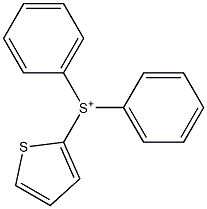 Diphenyl(2-thienyl)sulfonium Struktur