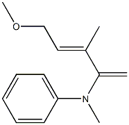 N-Methyl-N-[(E)-1-methylene-2-methyl-4-methoxy-2-butenyl]aniline