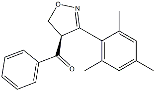 (4R)-3-メシチル-4-ベンゾイル-2-イソオキサゾリン 化学構造式