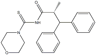  (-)-N-[(R)-2-Methyl-3,3-diphenylpropionyl]-4-morpholinecarbothioamide