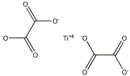 Bisoxalic acid titanium(IV) salt 结构式