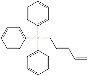 2,4-Pentadienyltriphenylphosphonium 结构式