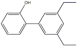 2-(3,5-Diethylphenyl)phenol Structure