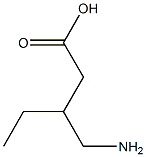 3-Ethyl-4-aminobutyric acid Struktur