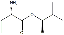 (R)-2-アミノブタン酸(S)-1,2-ジメチルプロピル 化学構造式
