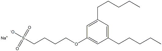  4-(3,5-Dipentylphenoxy)butane-1-sulfonic acid sodium salt