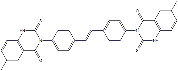 3,3'-[1,2-Ethenediylbis(4,1-phenylene)]bis[1,2-dihydro-6-methyl-2-thioxoquinazolin-4(3H)-one]