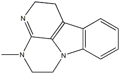 2,3,5,6-Tetrahydro-3-methyl-1H-3,4,10b-triazafluoranthene 结构式