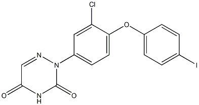  2-[3-Chloro-4-(4-iodophenoxy)phenyl]-1,2,4-triazine-3,5(2H,4H)-dione