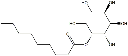 D-マンニトール5-ノナノアート 化学構造式