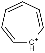 1,3,5-Cycloheptatriene-7-ylium 结构式