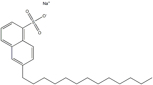 6-Tridecyl-1-naphthalenesulfonic acid sodium salt 结构式