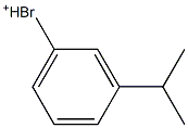 1-Bromo-3-isopropylbenzenium,,结构式