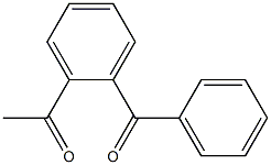 2-アセチルベンゾフェノン 化学構造式