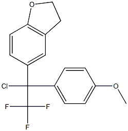 1-Chloro-1-(coumaran-5-yl)-1-(4-methoxyphenyl)-2,2,2-trifluoroethane|