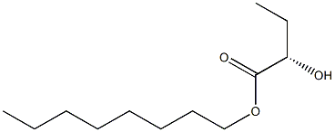 [S,(-)]-2-Hydroxybutyric acid octyl ester Structure