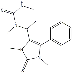 1-[1-(1,3-Dimethyl-2-thioxo-5-phenyl-4-imidazolin-4-yl)ethyl]-1,3-dimethylthiourea