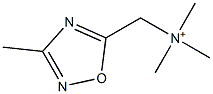 (3-Methyl-1,2,4-oxadiazol-5-yl)-N,N,N-trimethylmethanaminium Structure