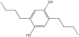 2,5-Dibutylhydroquinone,,结构式