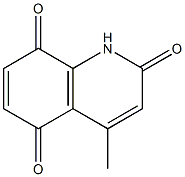 4-Methyl-1,2,5,8-tetrahydroquinoline-2,5,8-trione,,结构式