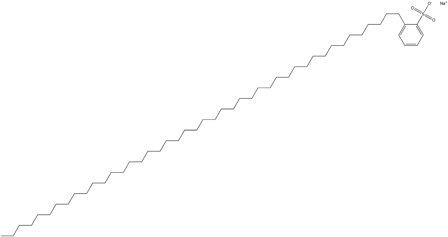 2-(Tetratetracontan-1-yl)benzenesulfonic acid sodium salt Structure