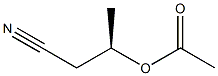 Acetic acid (R)-1-(cyanomethyl)ethyl ester,,结构式