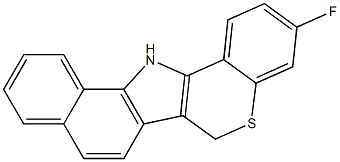 6,13-Dihydro-3-fluorobenzo[g][1]benzothiopyrano[4,3-b]indole