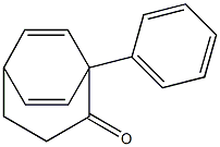 1-Phenylbicyclo[3.2.2]nona-6,8-dien-2-one Structure