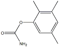 Carbamic acid 2,3,5-trimethylphenyl ester Struktur