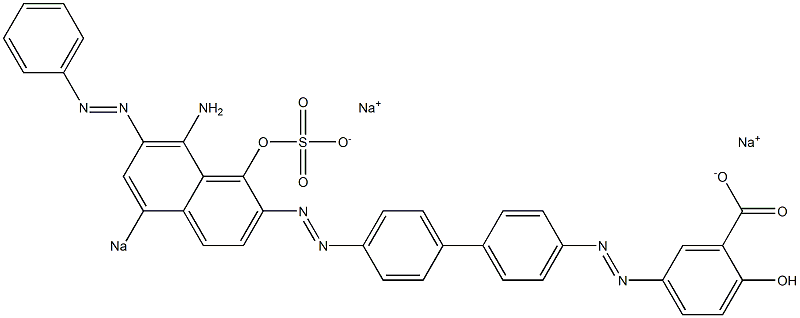 5-[[4'-[(8-Amino-1-hydroxy-7-phenylazo-5-sodiosulfo-2-naphthalenyl)azo]-1,1'-biphenyl-4-yl]azo]-2-hydroxybenzoic acid sodium salt