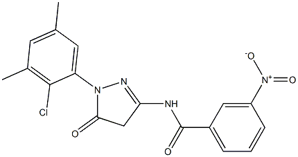 1-(2-Chloro-3,5-dimethylphenyl)-3-(3-nitrobenzoylamino)-5(4H)-pyrazolone