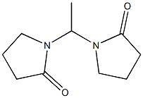 1,1'-Ethylidenebis(pyrrolidine-2-one) Structure