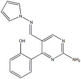 2-[2-Amino-5-[pyrrolizinomethyl]pyrimidin-4-yl]phenol