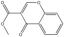 4-Oxo-4H-1-benzopyran-3-carboxylic acid methyl ester Structure