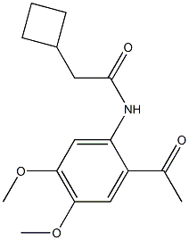 N-(2-Acetyl-4,5-dimethoxyphenyl)cyclobutylacetamide|