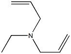 N,N-ジアリルエチルアミン 化学構造式