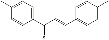 (E)-4'-Methyl-4-methylthiochalcone,,结构式