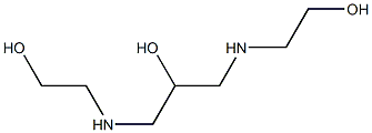 1,3-Bis(2-hydroxyethylamino)-2-propanol,,结构式