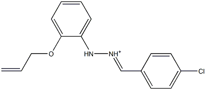 2-[2-(Allyloxy)phenyl]-1-[(4-chlorophenyl)methylene]hydrazinium Structure