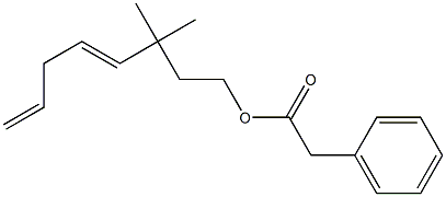 Phenylacetic acid 3,3-dimethyl-4,7-octadienyl ester