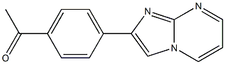 2-(4-Acetylphenyl)imidazo[1,2-a]pyrimidine 结构式