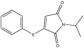 2-Phenylthio-N-isopropylmaleimide,,结构式