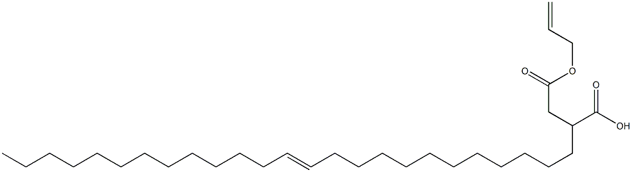 2-(12-Pentacosenyl)succinic acid 1-hydrogen 4-allyl ester,,结构式