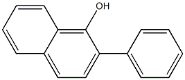 2-Phenyl-1-naphthol Structure