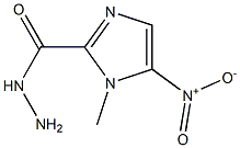 1-Methyl-5-nitro-1H-imidazole-2-carboxylic acid hydrazide Structure