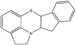 1,2,11,11a-Tetrahydro-11b-aza-6-thia-6aH-indeno[1,7-ab]fluorene Structure